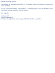 Email Inspiration from Amelia Jesiah
