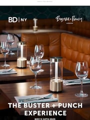Email Inspiration from Buster + Punch US