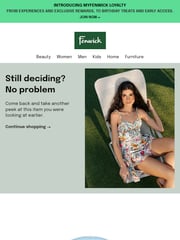 Email Inspiration from Fenwick