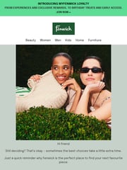 Email Inspiration from Fenwick