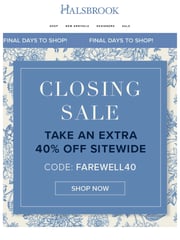 Email Inspiration from Halsbrook