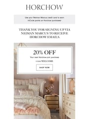 Email Inspiration from Horchow
