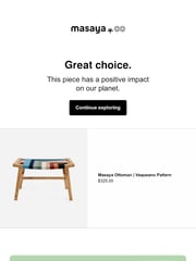 Email Inspiration from MasayaCo