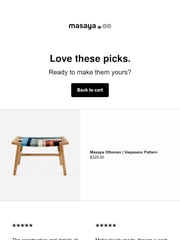 Email Inspiration from MasayaCo