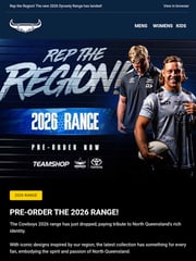 Email Inspiration from North Queensland Toyota Cowboys