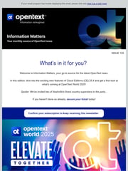 Email Inspiration from OpenText