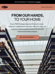 Email Inspiration from PINKYS Iron Doors