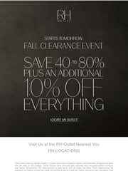 Email Inspiration from RH Outlet