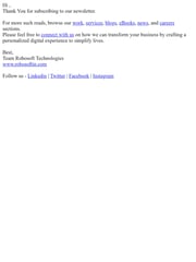 Email Inspiration from Robosoft Technologies