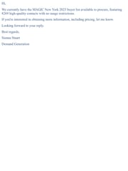 Email Inspiration from Sienna Stuart