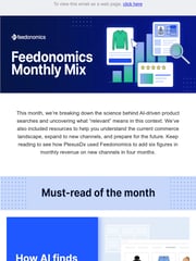 Email Inspiration from The Feedonomics Team