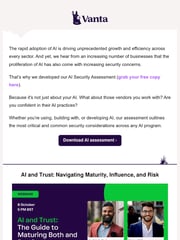 Email Inspiration from The Vanta Team