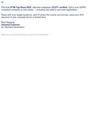 Email Inspiration from Vanessa Coleman