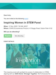 Email Inspiration from Women in Technology Ltd