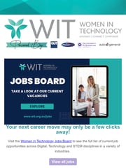 Email Inspiration from Women in Technology Ltd