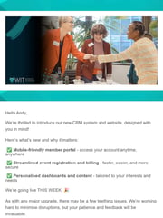 Email Inspiration from Women in Technology Ltd