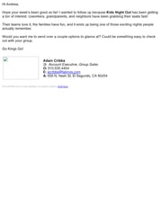 Email Inspiration from Adam Cribbs