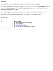 Email Inspiration from Adam Cribbs