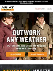 Email Inspiration from Ariat Work