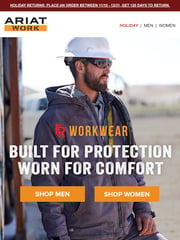 Email Inspiration from Ariat Work