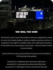 Email Inspiration from Auckland FC