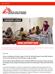 Email Inspiration from Doctors Without Borders / Médecins Sans Frontières (MSF) Canada