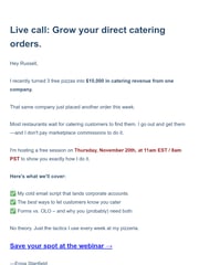 Email Inspiration from Enga @ Owner