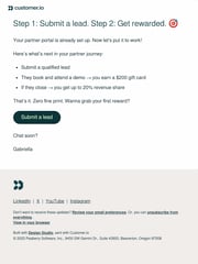 Email Inspiration from Gabriella Mello
