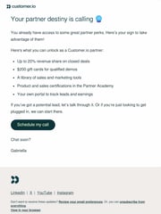 Email Inspiration from Gabriella Mello