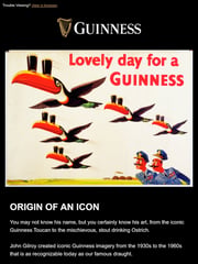 Email Inspiration from Guinness