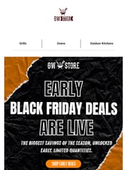 Email Inspiration from GW Store
