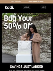 Email Inspiration from Kadi Luggage