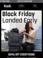 Email Inspiration from Kadi Luggage