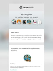 Email Inspiration from Liz from LearnWorlds