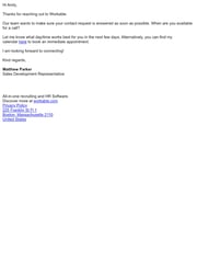Email Inspiration from Matthew Parker