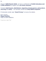 Email Inspiration from Megan Castillio