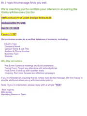 Email Inspiration from mike jordan