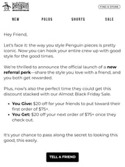 Email Inspiration from Original Rewards