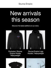 Email Inspiration from Stunna Empire