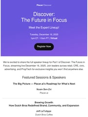 Email Inspiration from Ally from Placer.ai