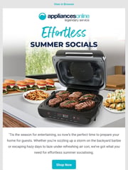 Email Inspiration from Appliances Online