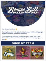 Email Inspiration from Banana Ball
