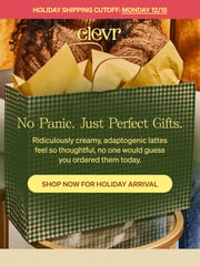 Email Inspiration from Clevr Blends