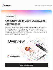 Email Inspiration from ClickUpdates 4.0