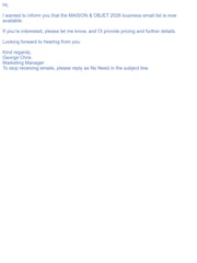 Email Inspiration from george chris