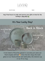 Email Inspiration from Haand Customer Care Team