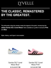 Email Inspiration from Lyvelle