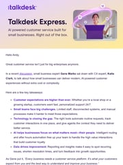 Email Inspiration from Maya Howard