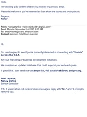 Email Inspiration from Nancy Dahlke