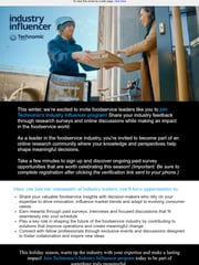 Email Inspiration from Technomic
